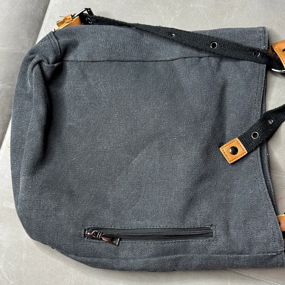 Convertible‎ Shoulder Backpack Bag Charcoal Gray